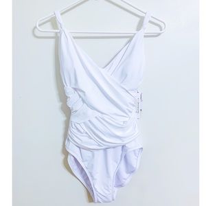 Bleu Rod Beattie White Swimsuit
